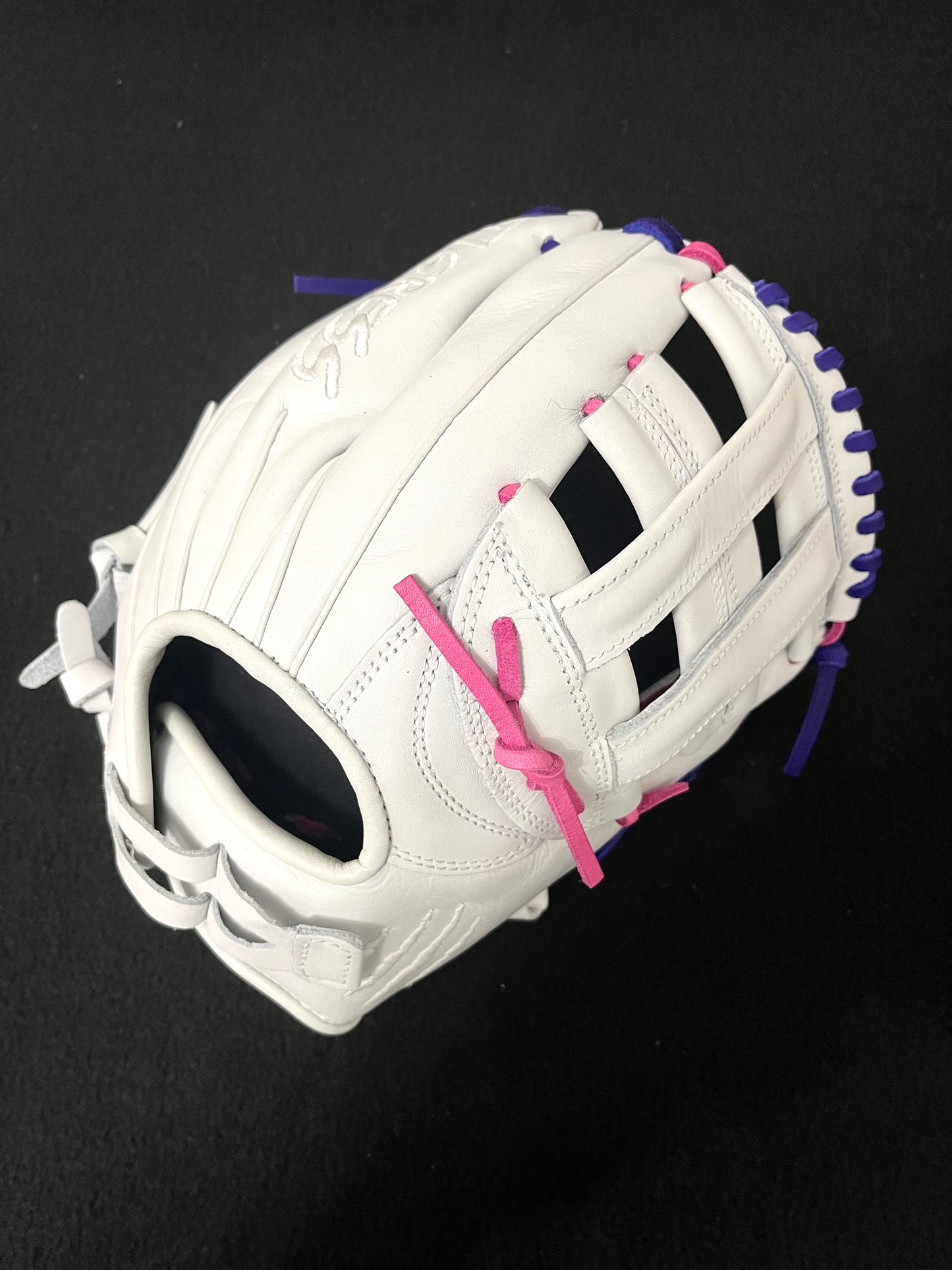 11.5" CUB SERIES RHT H-WEB W/PURPLE AND PINK LACE