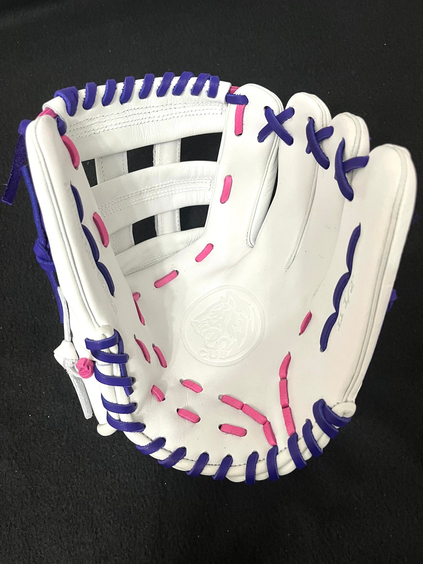 11.5" CUB SERIES RHT H-WEB W/PURPLE AND PINK LACE