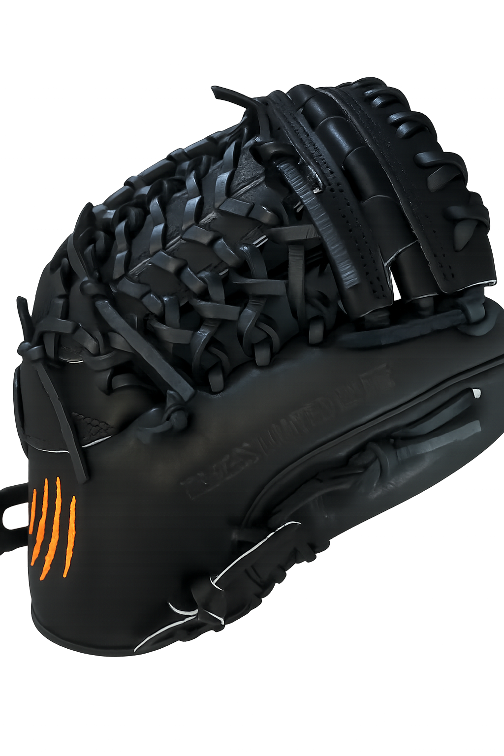 LIMITED ELITE RHT/LHT B-15 WEB EURO KIP BLK/ORNG