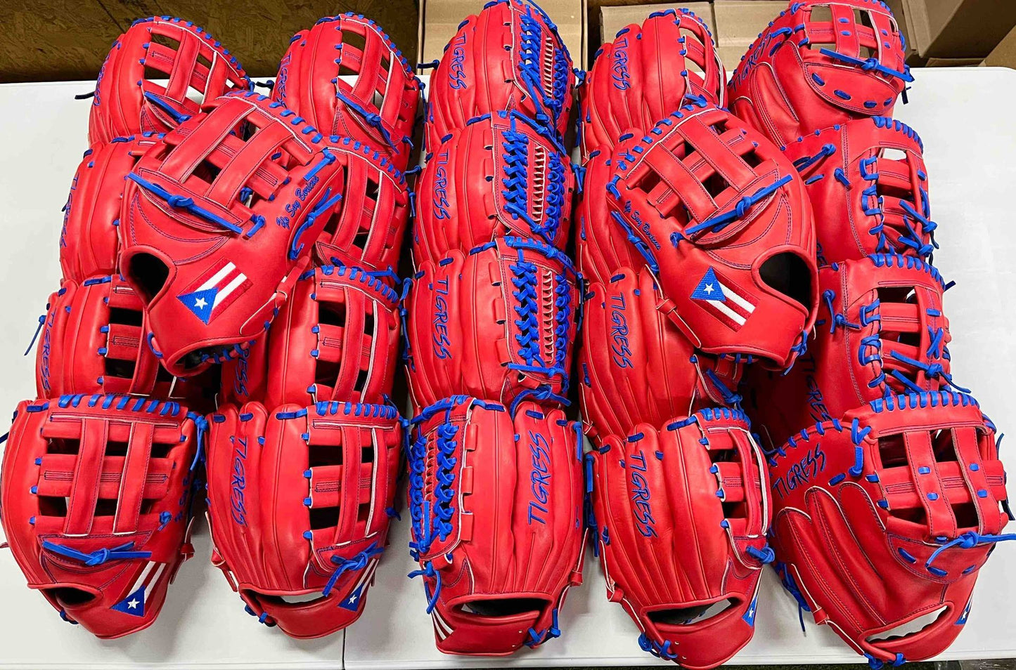 TEAM PUERTO RICO OFFICIAL SOFTBALL GLOVE (CUSTOM). 7-9 WEEKS