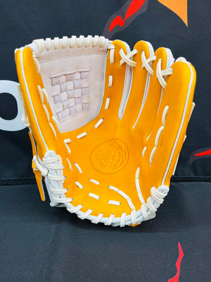 12" RHT PRO GRADE BASKET WEB WHITE/ORANGE