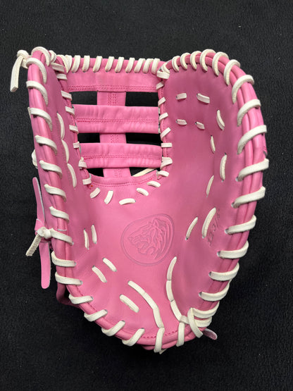 FIRST BASE MITT, PINK W/CINCH WRIST