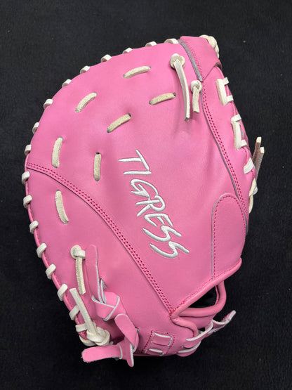 FIRST BASE MITT, PINK W/CINCH WRIST