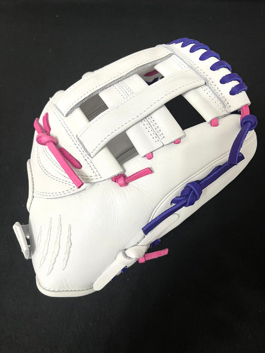 11.5" CUB SERIES RHT H-WEB W/PURPLE AND PINK LACE