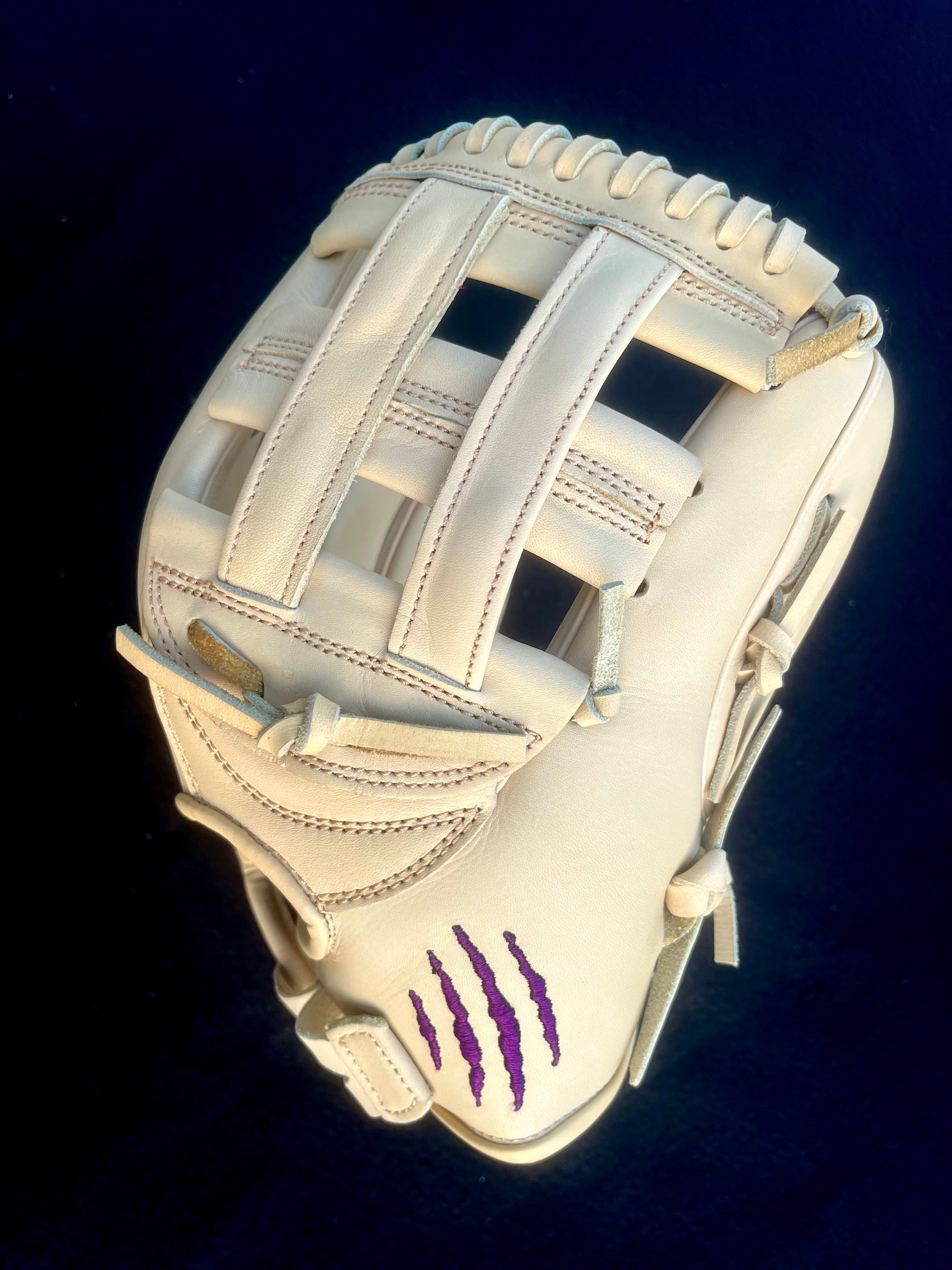 CUB SERIES CAMEL WITH PURPLE LOGO – Tigress Gloves