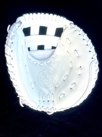 CUB 33" CATCHER'S MITT WHITE WITH LIGHT BLUE LOGO