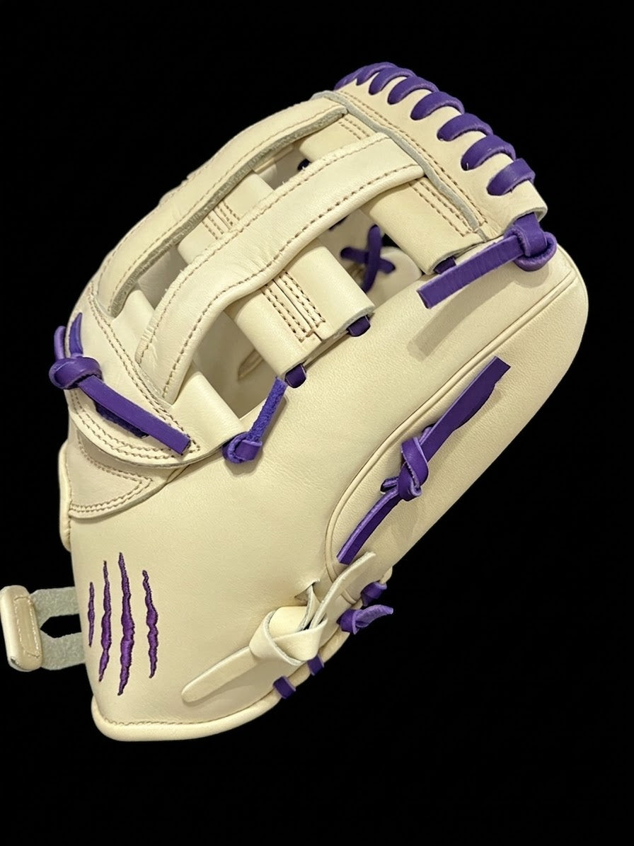 CUB SERIES 11.5" CAMEL W/ PURPLE LACE AND LOGOS